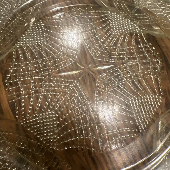 6 Depression Glass L.E. SMITH Yellow ROMANESQUE OCTAGON 7.5” PLATES EXCELLENT! - Picture 5 of 14